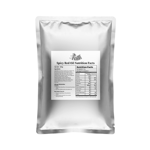 浓香型牛油红油   浓⾹红亮 ⿇辣回味   500g*30袋/件