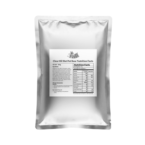 麻辣清油底料   经典⻛味 怀旧记忆   500g*50袋/件