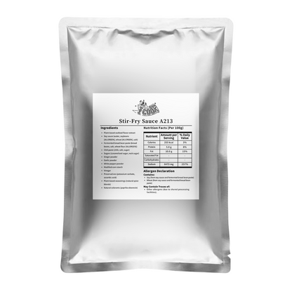 A213 ⼩炒汁   500G*24包/件