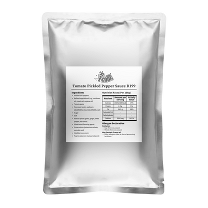 D199 茄汁泡椒   500G*24包/件