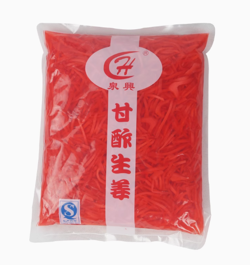 寿司红姜丝酸甜可口开胃日式料理食材寿司材料包生姜切丝1kg